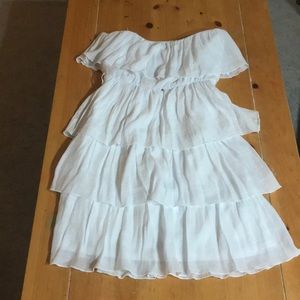 Tiered white By and By dress